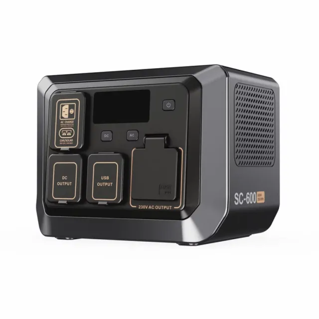 SENCI Lithium LPS 268Wh Power Station med 300W (600W) sinus inverter