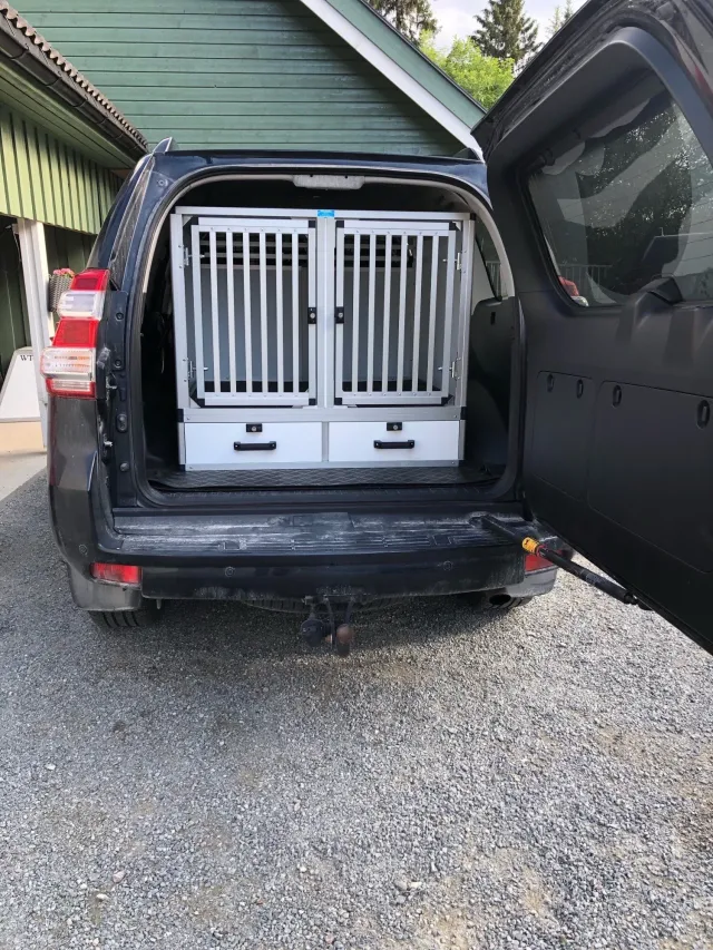 Dobbelt bur med skuff Toyota Land Cruiser