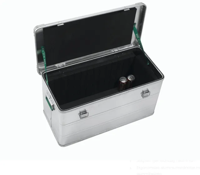MK Proff Aluminiumskasse – støv, regntett og robust 80x40x40
