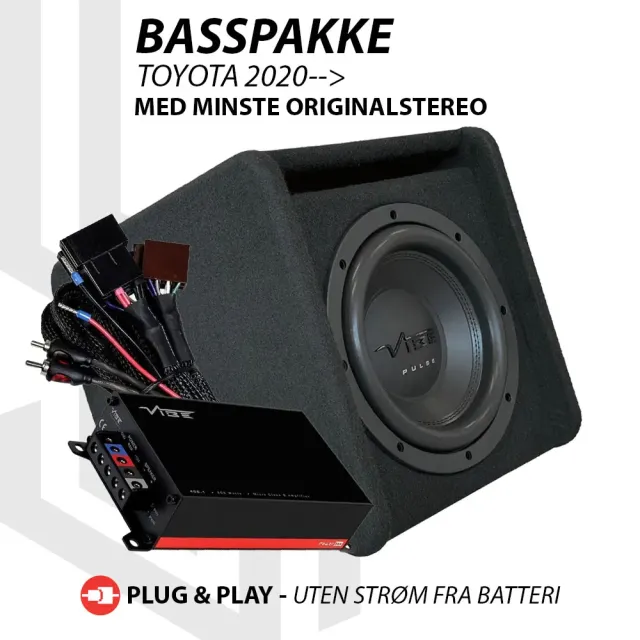 VIBE basspakke Toyota 2020 ->