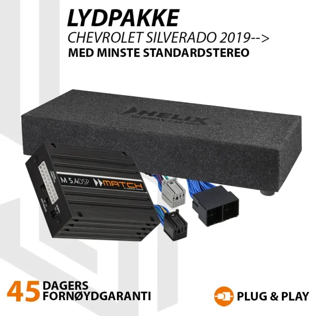 Match Lydoppgraderingspakke Chevrolet Silverado 2019 ->