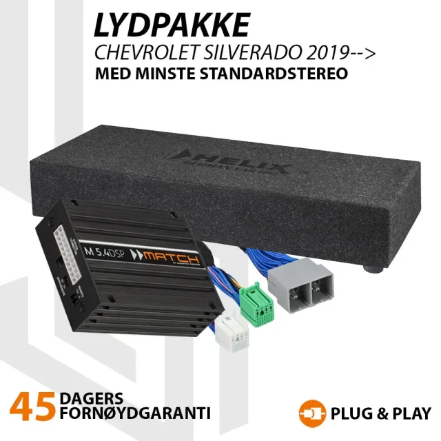 Match Lydoppgraderingspakke Chevrolet Silverado 2019 -> RPO IOR