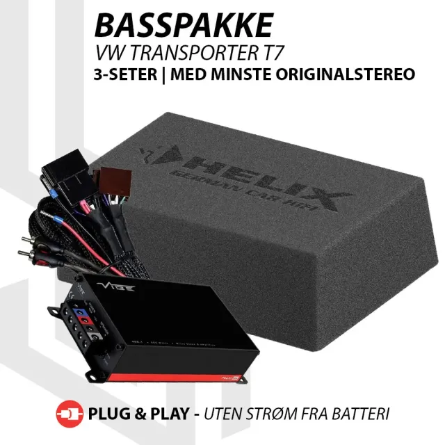 Basspakke VW Transporter T7 - 1